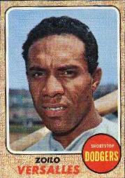 1968 Topps Baseball Cards      315     Zoilo Versalles